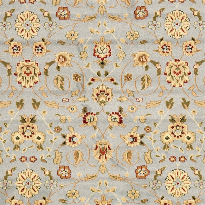 Safavieh Lyndhurst 9' X 12' Power Loomed Rug in Light Blue / Ivory