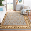 Safavieh Lyndhurst 9' X 12' Power Loomed Rug in Light Blue / Ivory