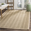 Safavieh Natural Fiber Sisal and Sea Grass Small Rectangle Rug NF115A-4 in Natural and Beige