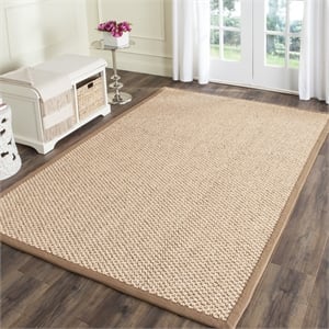Safavieh Natural Fiber Sisal Medium Rectangle Rug NF525B-5 in Natural