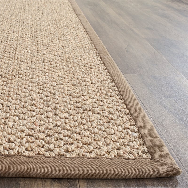 Safavieh Natural Fiber Sisal Large Rectangle Rug NF525B-8 in Natural