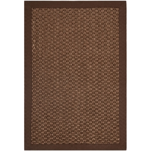 Safavieh Natural Fiber Sisal Accent Rug NF525D-2 in Chocolate