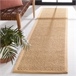 Safavieh Natural Fiber Sisal Runner Rug NF525F-28 in Maize