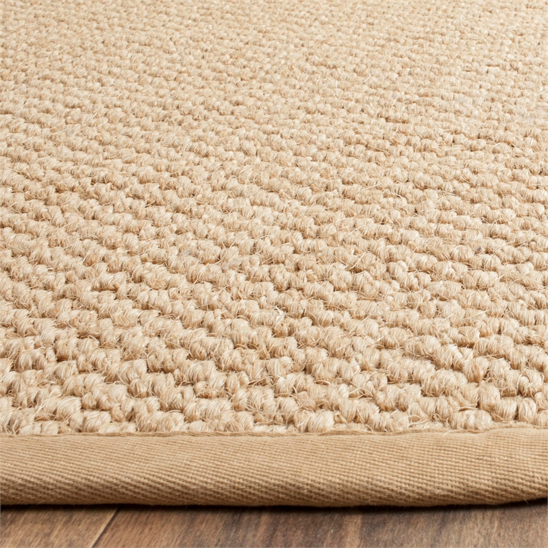 Safavieh Natural Fiber Sisal Runner Rug NF525F-28 in Maize