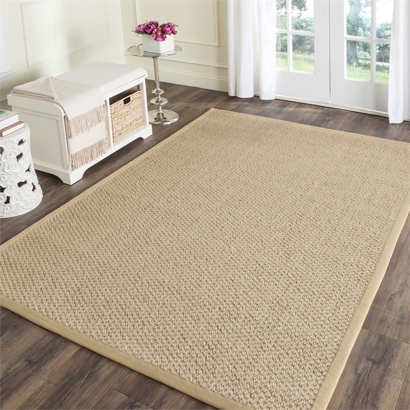 Safavieh Natural Fiber Sisal Small Rectangle Rug NF525F-4 in Maize