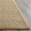 Safavieh Natural Fiber Sisal Small Rectangle Rug NF525F-4 in Maize