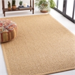 Safavieh Natural Fiber Sisal Medium Rectangle Rug NF525F-5 in Maize
