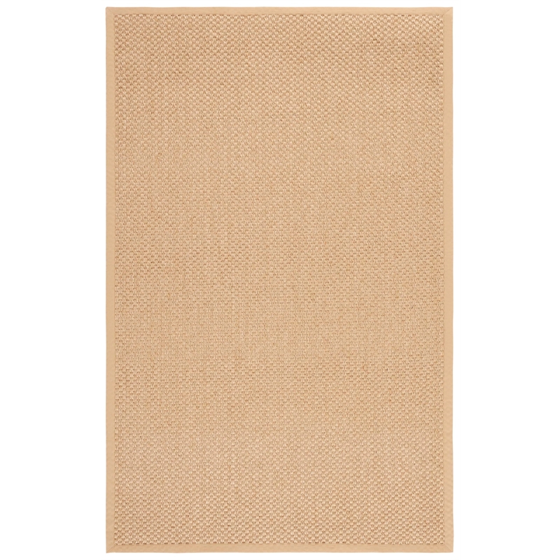 Safavieh Natural Fiber Sisal Medium Rectangle Rug NF525F-5 in Maize