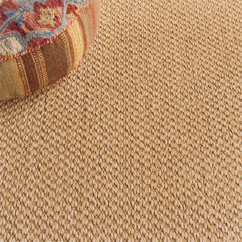 Safavieh Natural Fiber Sisal Medium Rectangle Rug NF525F-5 in Maize