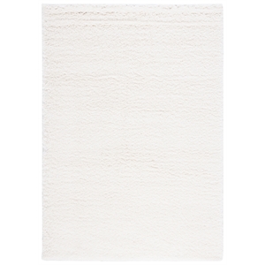 Safavieh Shag 5'-3&quot X 7'-6&quot Power Loomed Rug In White