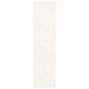 Safavieh Shag 2'-3&quot x 11'-0&quot Power Loomed Rug in Ivory