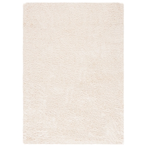 Safavieh Shag 4'-0&quot x 6'-0&quot Power Loomed Rug in Ivory