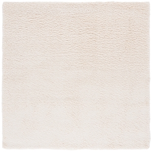 Safavieh Shag 6'-7&quot x 6'-7&quot Square Power Loomed Rug in Ivory