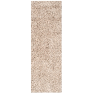 Safavieh Shag 2'-3&quot x 7'-0&quot Power Loomed Rug in Beige