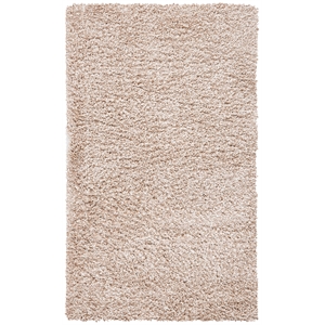 Safavieh Shag 3'-0&quot x 5'-0&quot Power Loomed Rug in Beige