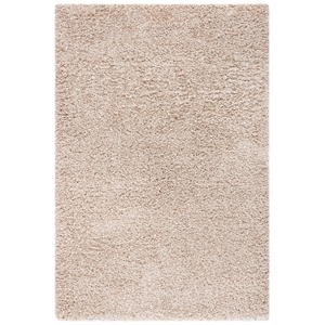 Safavieh Shag 4'-0&quot x 6'-0&quot Power Loomed Rug in Beige