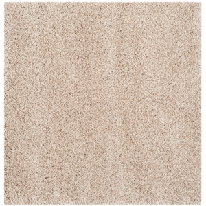 Safavieh Shag 6'-7&quot x 6'-7&quot Square Power Loomed Rug in Beige