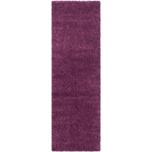 Safavieh Shag 2'-3&quot x 7'-0&quot Power Loomed Rug in Purple