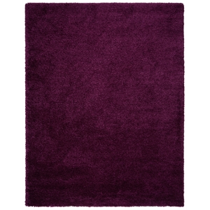 Safavieh Shag 6'-7&quot x 9'-6&quot Power Loomed Rug in Purple