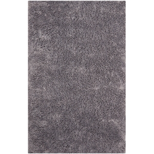 Safavieh Shag 3'-0&quot x 5'-0&quot Polyester Hand Tufted Rug in Gray