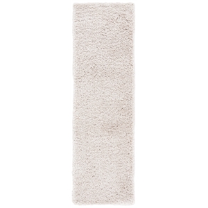 Safavieh Shag 2'-3&quot x 8'-0&quot Polyester Hand Tufted Rug in Ivory