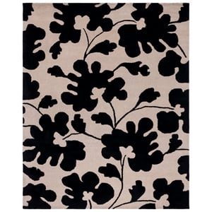 Safavieh Soho 7'-6&quot x 9'-6&quot Wool Hand Tufted Rug in Beige / Black