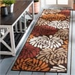 Safavieh Veranda Polypropylene Large Rectangle Rug VER049-0325-8 in Chocolate and Terracotta