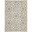 Safavieh Veranda Polypropelene Large Rectangle Rug VER089-0614-8 in Cream and Green