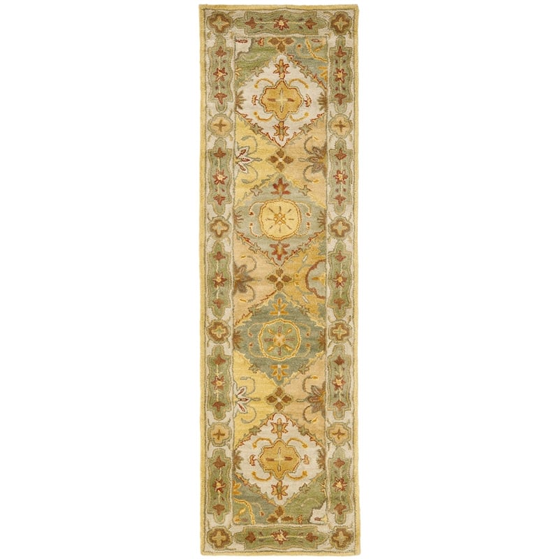 Safavieh Heritage Runner Rug in Multi / Ivory