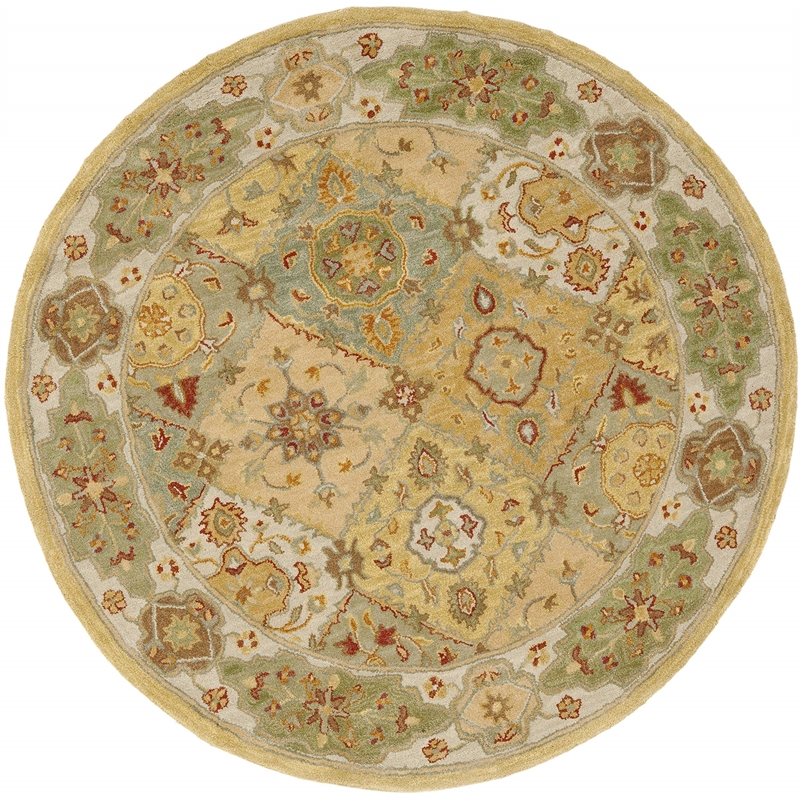 Safavieh Heritage Round Rug in Multi / Ivory