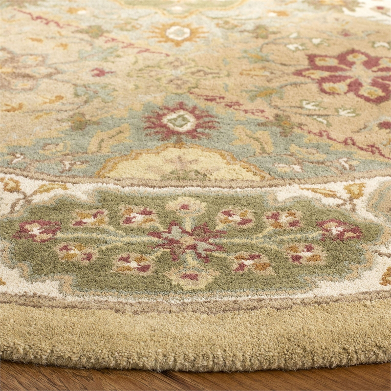 Safavieh Heritage Round Rug in Multi / Ivory