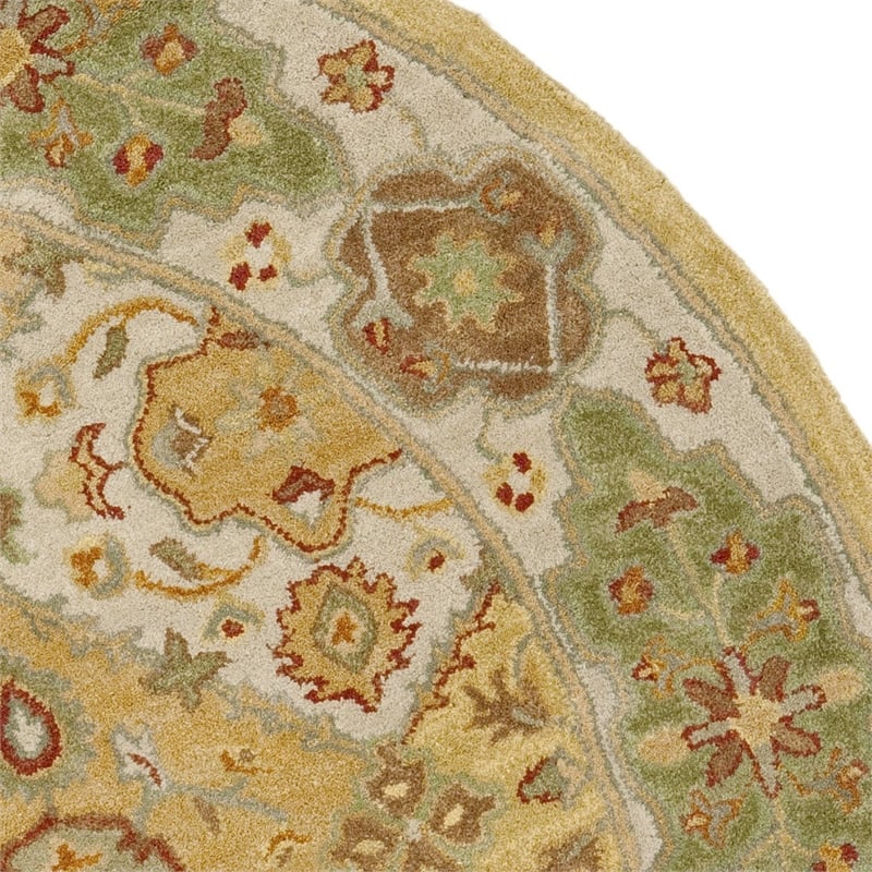 Safavieh Heritage Round Rug in Multi / Ivory