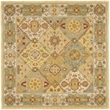 Safavieh Heritage Square Rug in Multi / Ivory