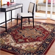 Safavieh Heritage Square Rug in Red