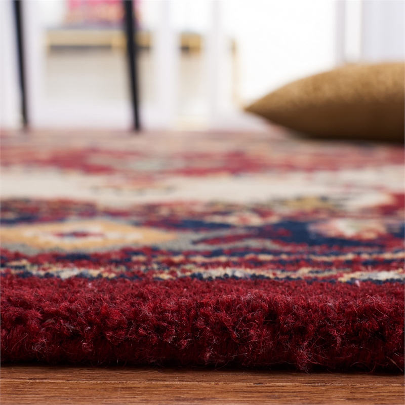 Safavieh Heritage Square Rug in Red