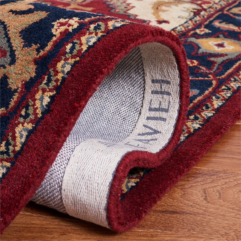 Safavieh Heritage Square Rug in Red