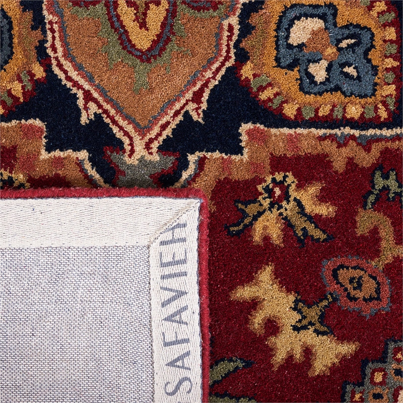 Safavieh Heritage Square Rug in Red