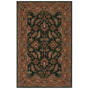 Safavieh Heritage Accent Rug in Dark Green / Gold