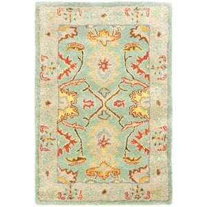 Safavieh Heritage Accent Rug in Light Blue / Ivory