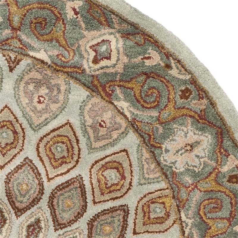 Safavieh Heritage Oval Rug in Blue / Grey