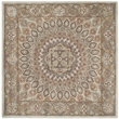 Safavieh Heritage Square Rug in Blue / Grey