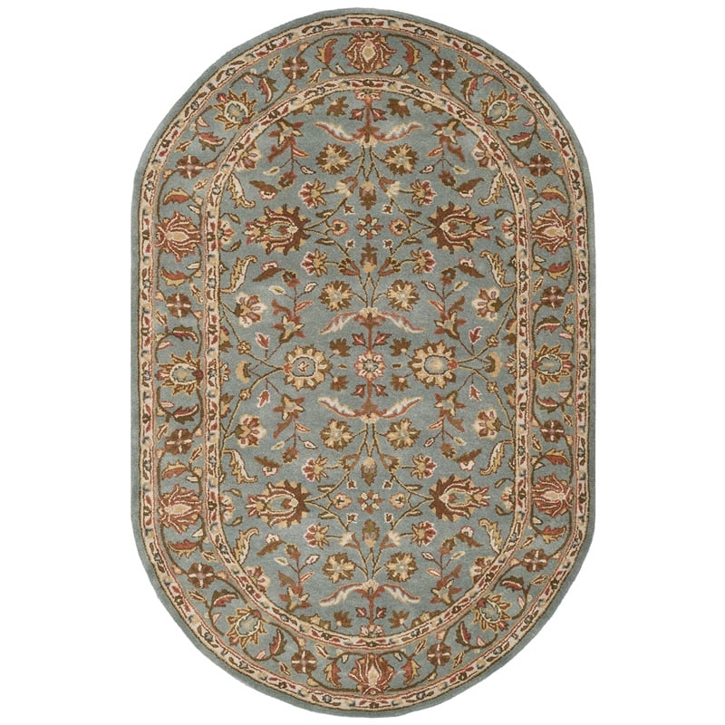 Safavieh Heritage Oval Rug in Blue / Blue