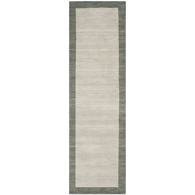 Safavieh Himalaya Runner Rug in Light Grey / Dark Grey