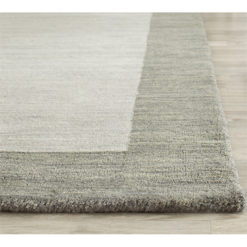 Safavieh Himalaya Square Rug in Light Grey / Dark Grey