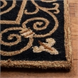 Safavieh Chelsea Half Moon Rug in Black