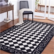 Safavieh Chelsea Runner Rug in Black / Ivory