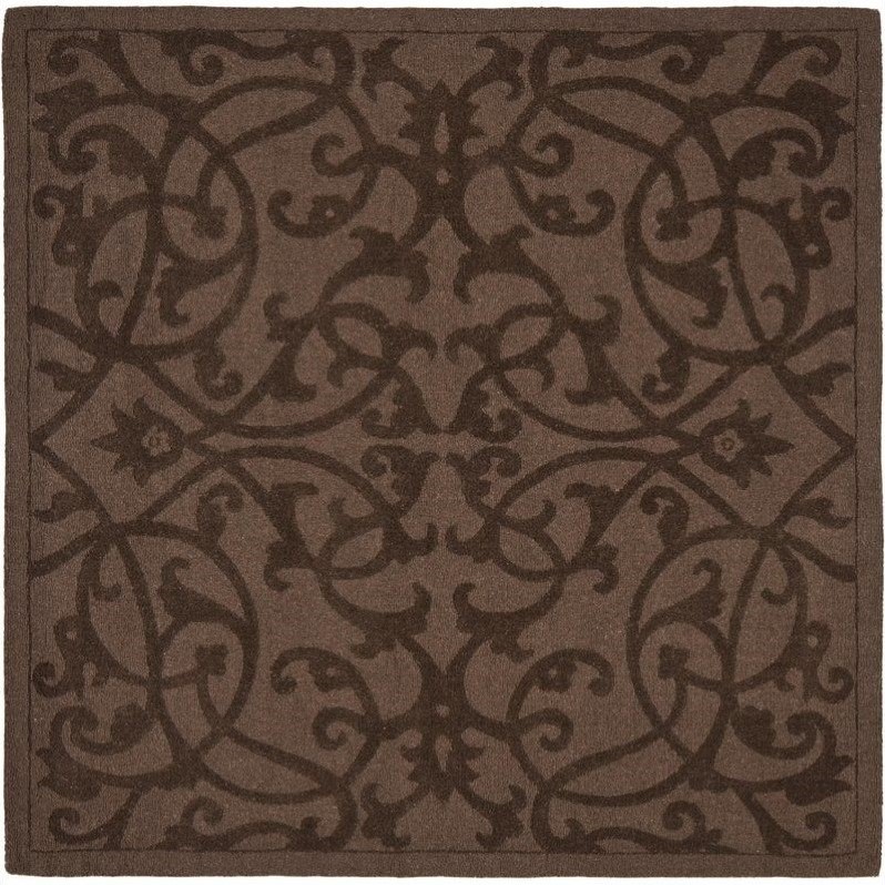 Safavieh Impressions Square Rug in Brown