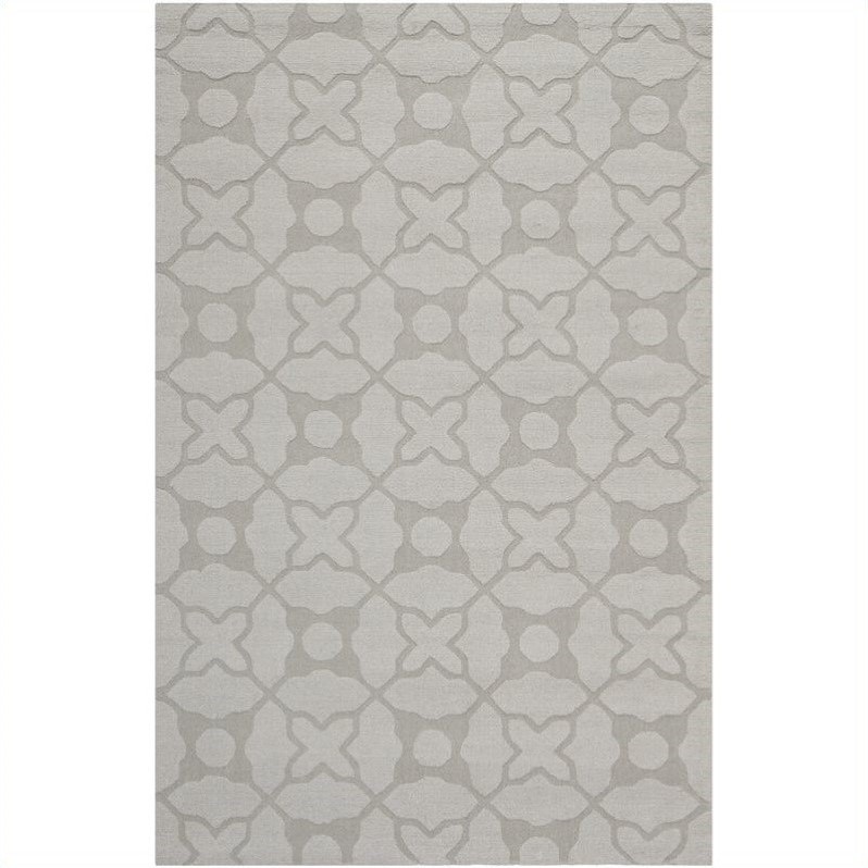 Safavieh Impressions Rectangle Rug in Silver