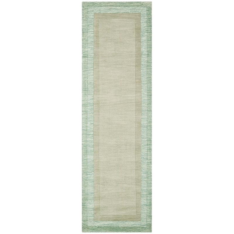 Safavieh Impressions Runner Rug in Green / Beige