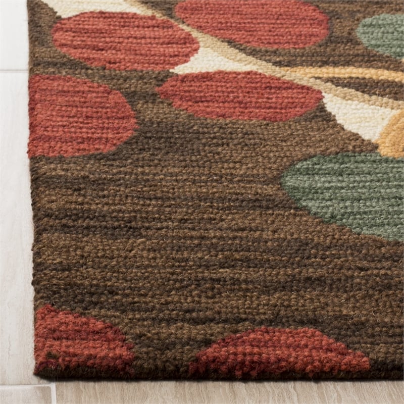 Safavieh Jardin Runner Rug in Brown / Multi